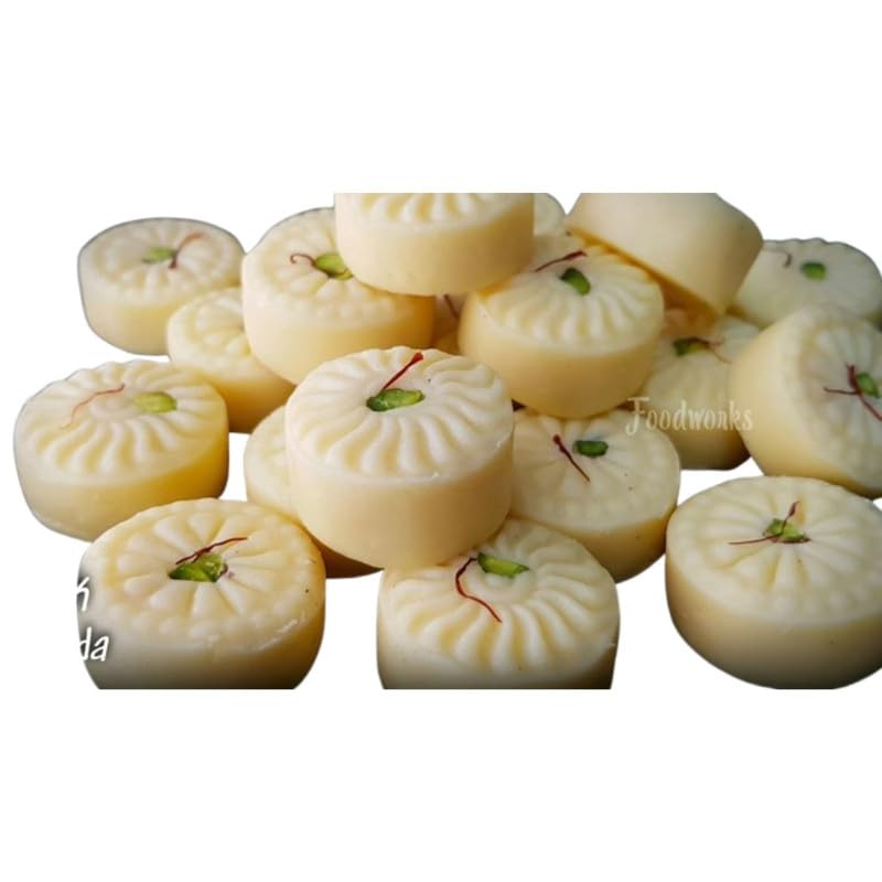 Dezire Sugar-Free Low GI GI Milk Peda Healthy No Added Sugars Low Glycemic Index Indian Sweet - 200gm (Pack Of 2)