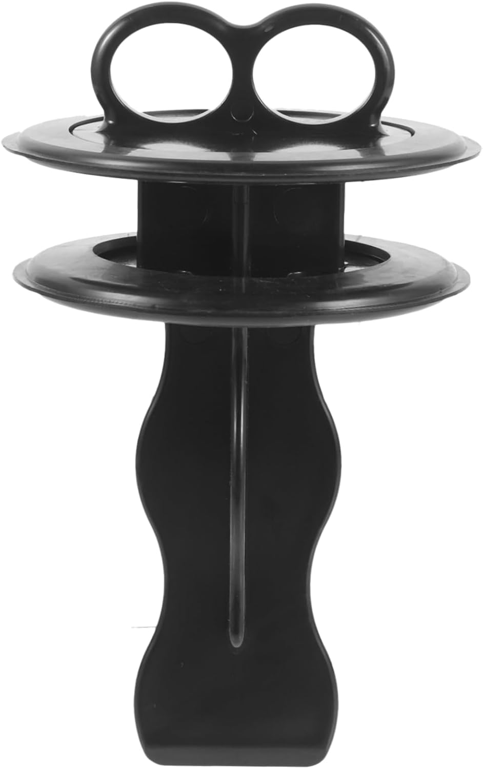 jojofuny Double Ring Feeder for Kitchen Sink Drain Plug Garbage Disposal Stopper Plastic Splash Guard Easy Install Home Use