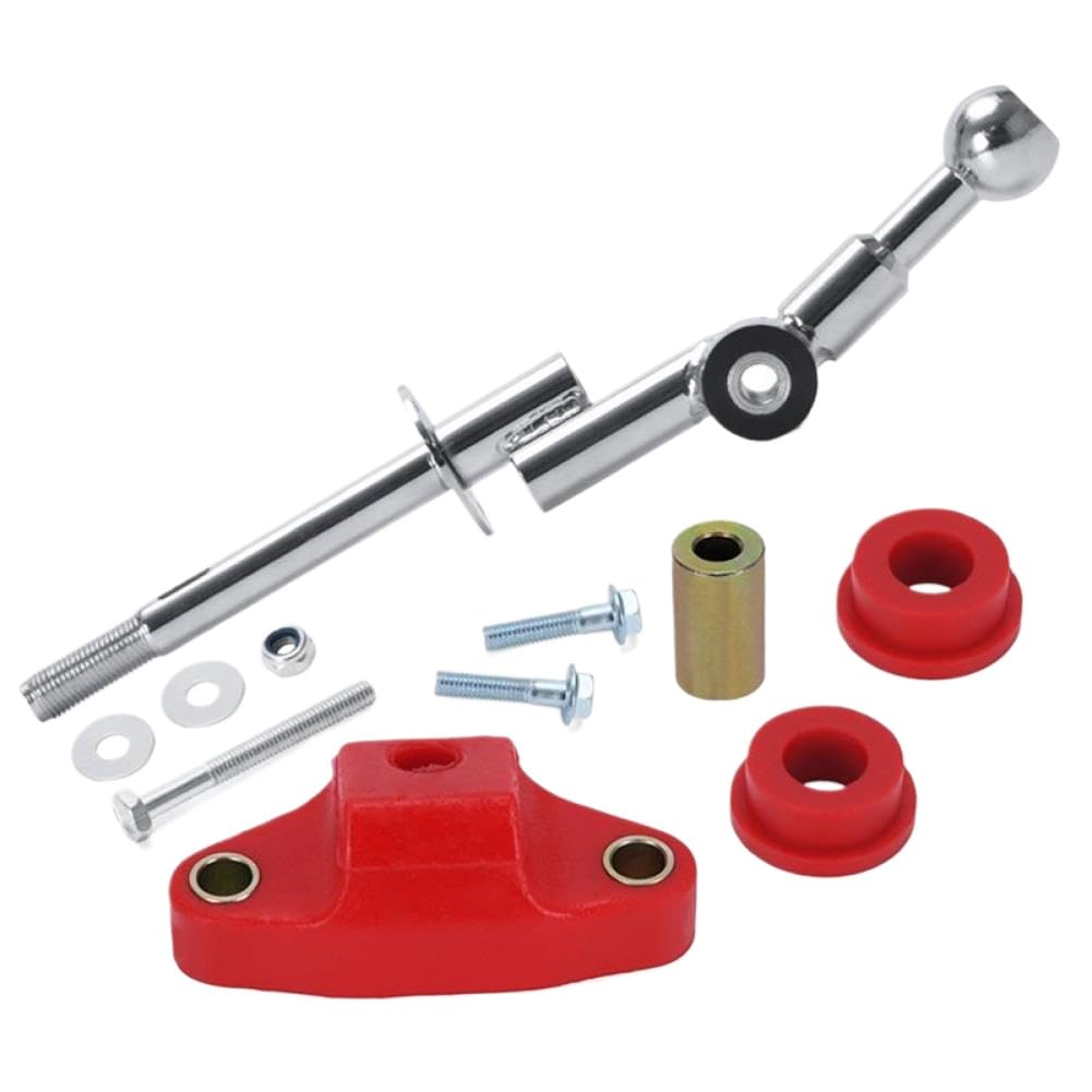 Zatbshwhy Onecolor 6-Speed Steel And Poly Short Throw Shifter With 85A Bushing Kit Compatible With Subaru Wrx Sti 2004-2006 Sft01 Ssb02