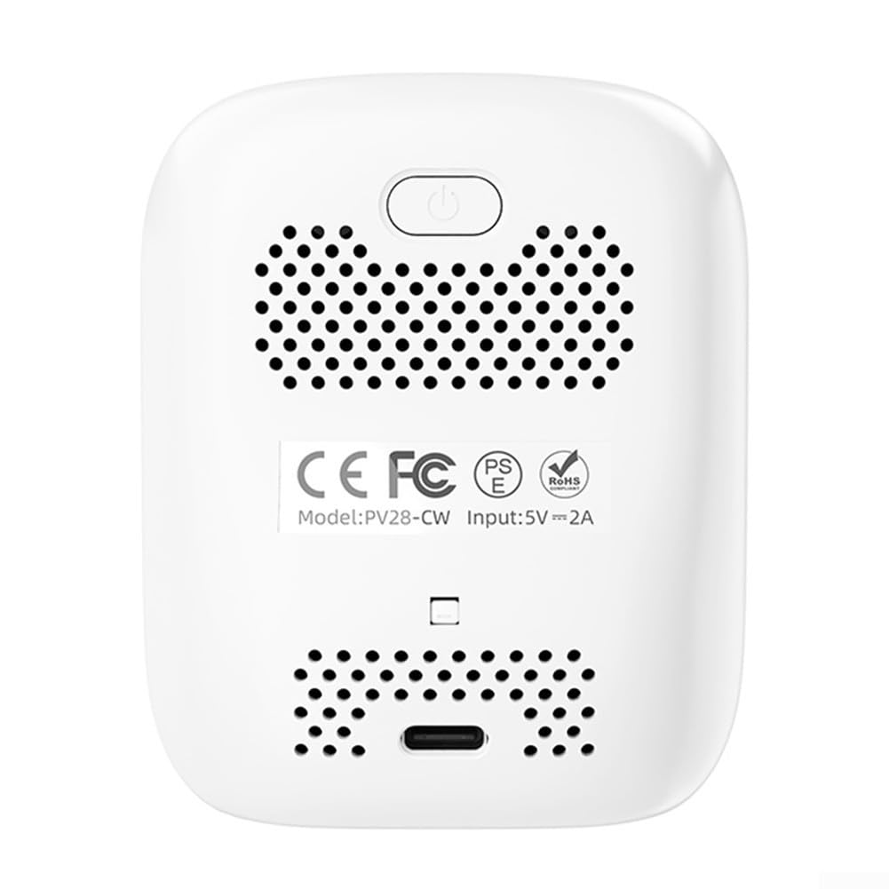 Misuratore di qualità dell'aria interna, per Tuya Smart WiFi Air Quality Monitor, Compatibile con per Tuya App, Contatore d'aria interno WiFi, Rilevatore sensore NDIR PM2 5, PM10