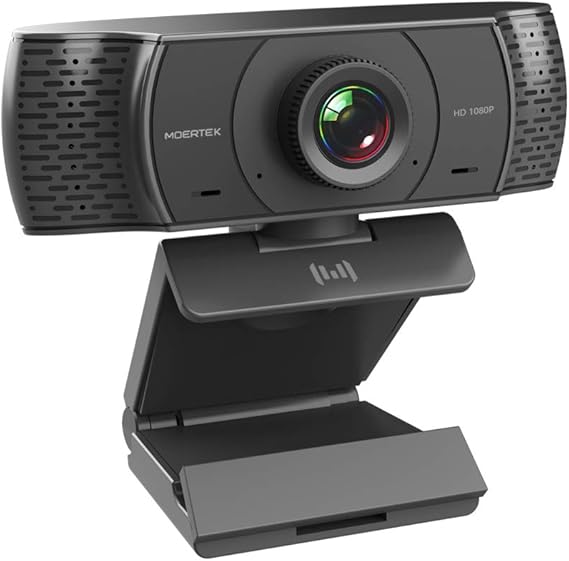 MOERTEK MC920 cam with Microphone & Privacy Cover, HD 1080P cam