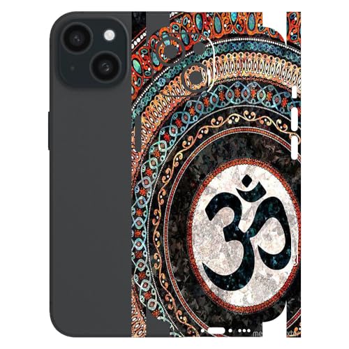 Image of AtOdds - Full Body Back Screen Guard Protector Film - Lamination Wrap Skin Sticker for iPhone 15 | Scratchproof Matte Finish (Design - OM)