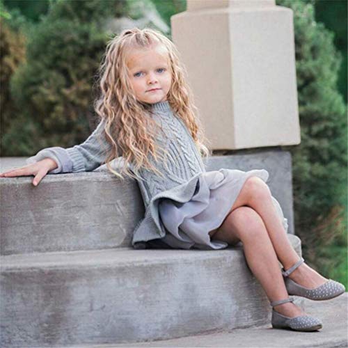 Image of FKKFYY Long Sleeve Fall Sweaters for Girls