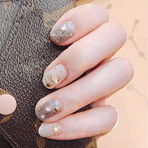 Olakin 50 Sheets Nail Art Stickers, 3D Self-Adhesive, Ultralight Water-Proof, DIY & Nail Salon - Image 6