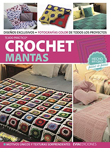 CROCHET MANTAS: motivos únicos y texturas sorprendentes (Tejido de Mantas nº 1) (Spanish Edition)