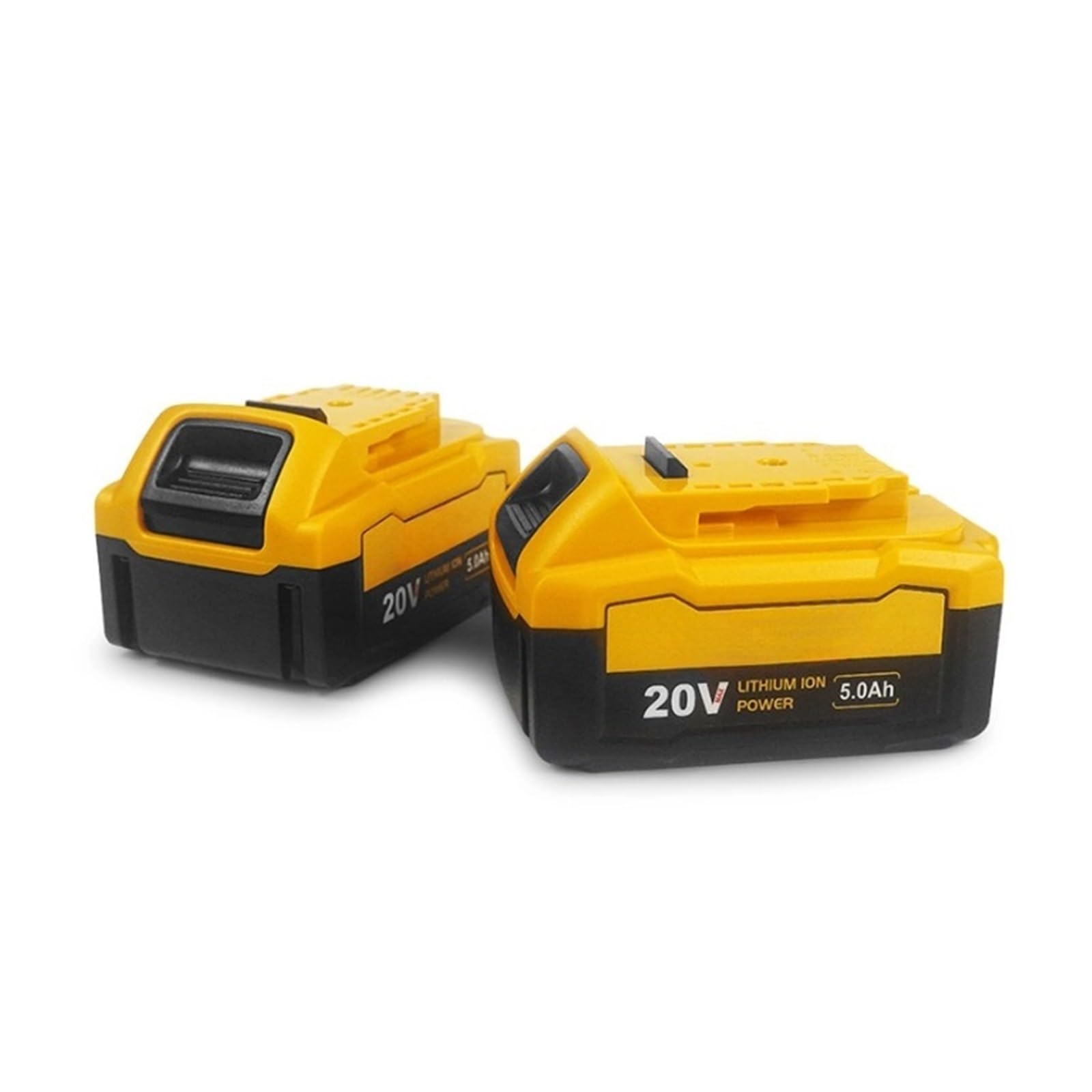 Batteria al litio Electric Goddess 20V 5.0ah, compatibile con la batteria al litio ricaricabile for elettroutensili Dewalt.(2 Battery,EU_20V)