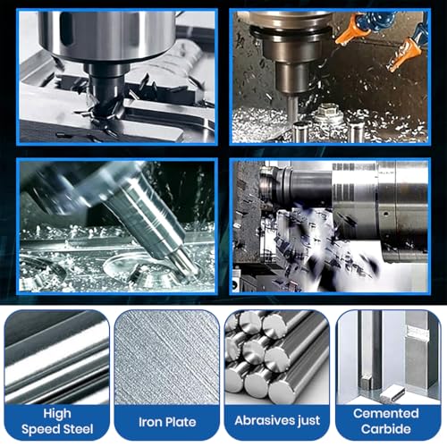 Image of Serplex 7 Pieces Center Drill Bits Set M2 High Speed Steel Center Drill Kit Lathe Tools with 60-Degree Angle for Lathe Metalworking and Precision Drilling in Size 1.0 1.5 2.0 2.5 3.0 4.0 5.0
