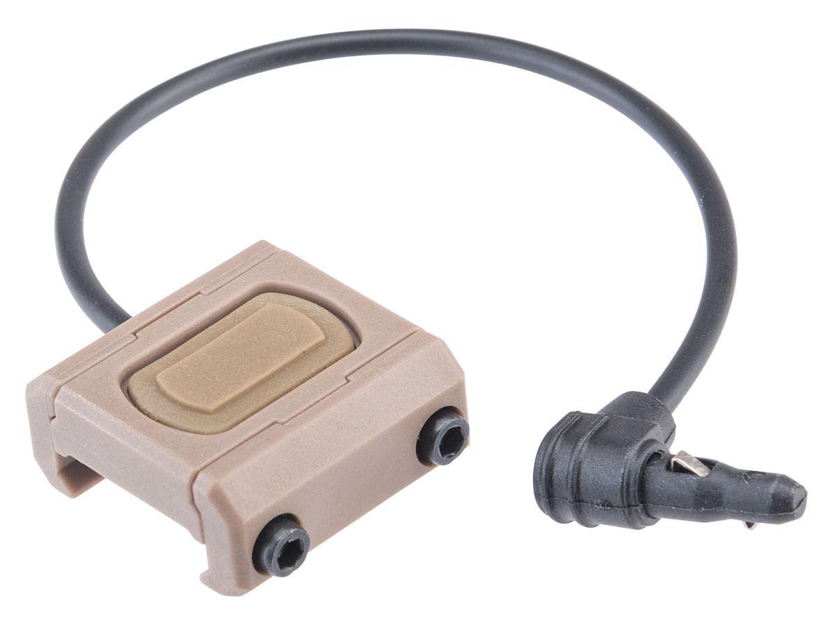 Bifrost Gear Compact Remote Pressure Switch Compatible with PEQ-15 & Steiner Lights and Lasers (Black)