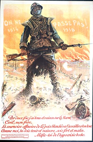 Photosegor World War I Poster Reproduction 50 x 70 cm on Luxury Paper 300 g All Formats Possible
