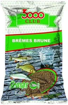 El cebo engodo de pesca Sensas 3000 Club Bremes viene en presentación de 2.5 kg y está diseñado para atraer a los bremes durante la pesca.