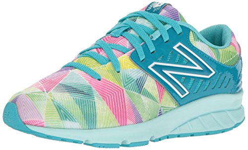 New Balance Kid's 200 V1 Running Shoe, Blue 1/Multi, 2.5 M US Little Kid