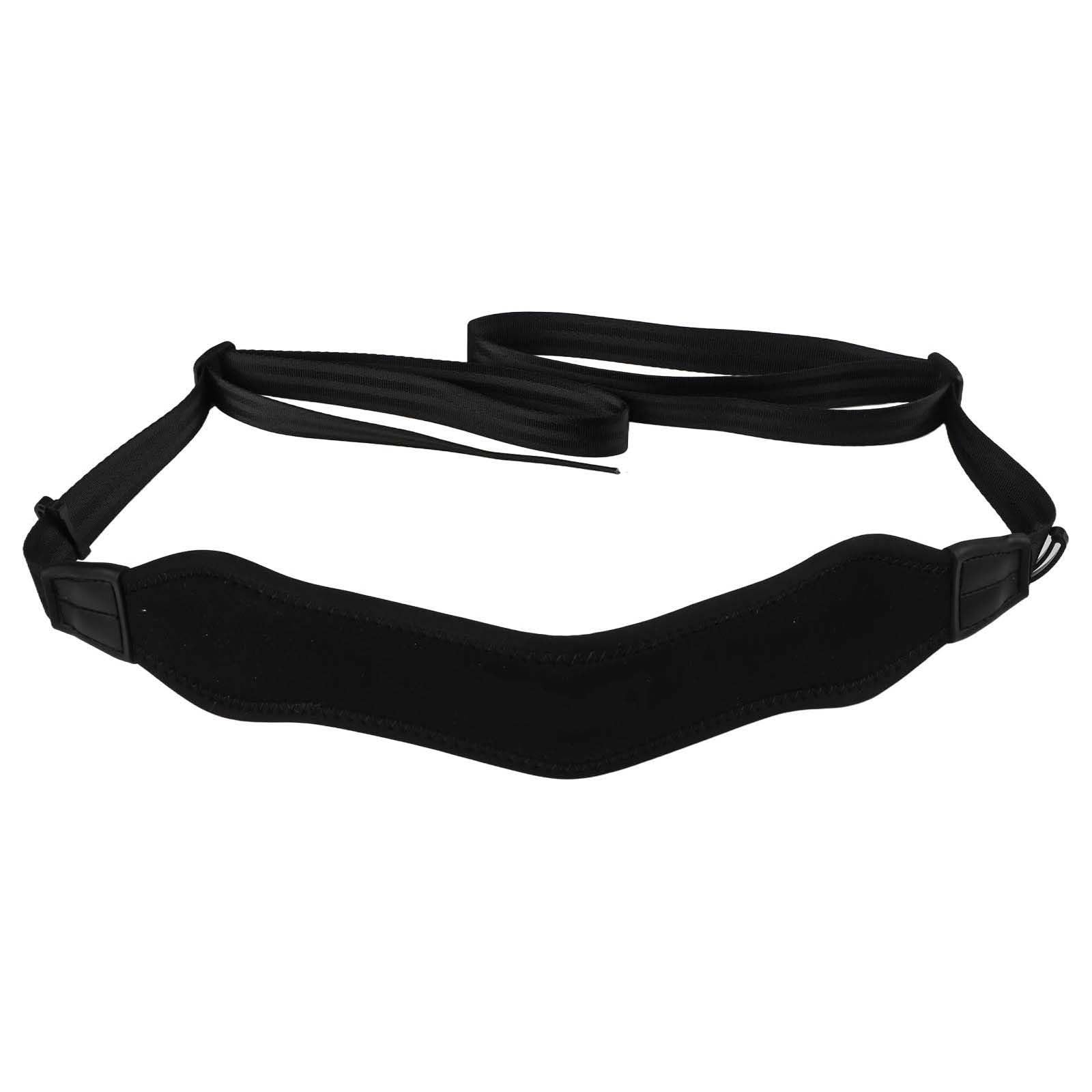 Sangle d'épaule réglable en laiton pour baryton euphonium basson ténor harnais de soutien confortable en coton respirant noir 195 cm