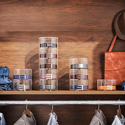Niubee Belt Organizer, Acrylic 5 Layers Belt Case Storage Holder And Display For Accessories Like Jewelry,Watch,Bracelets #TOP3