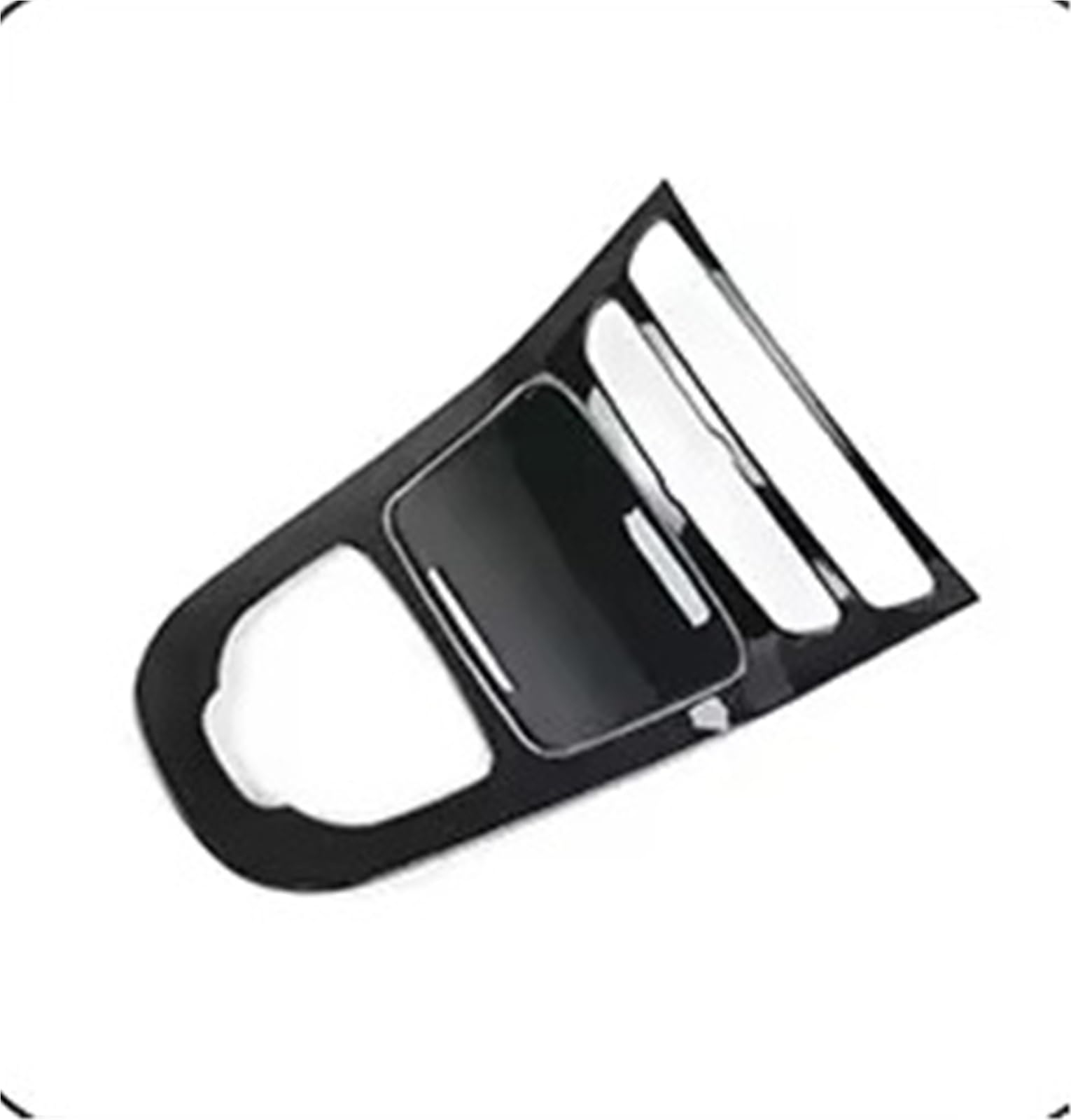 Cambio Pannello Telaio Copertura Pannell Per Benz Per Classe E Per W213 2016-2018 Console Pannello Copertura Cambio Fibra Carbonio Colore Finiture Interni Accessori Auto(Black)
