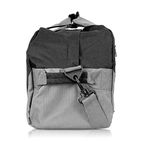 Image of DALIX 18 inch Two Tone Duffle Bag Medium Black Red Blue Gold Pink Purple Gray
