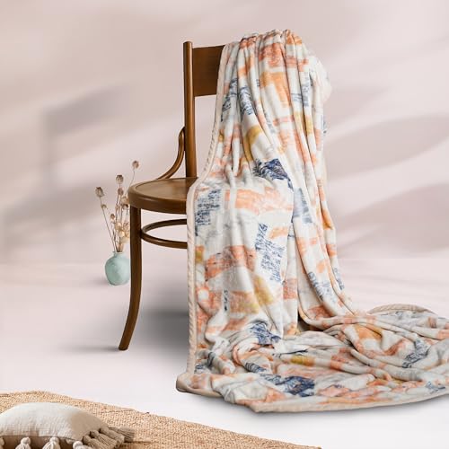 Image of MYTRIDENT Home Essential Flannel Printed Blanket for Winter Double Size (220 cm x 240 cm), 290 GSM, Logan