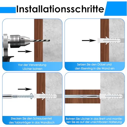 Support etagere invisible pour fixer des planches flottantes sans equerre apparente