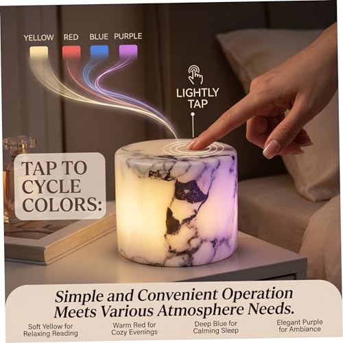 Lampe de chevet rechargeable effet marbre, une idée cadeau design