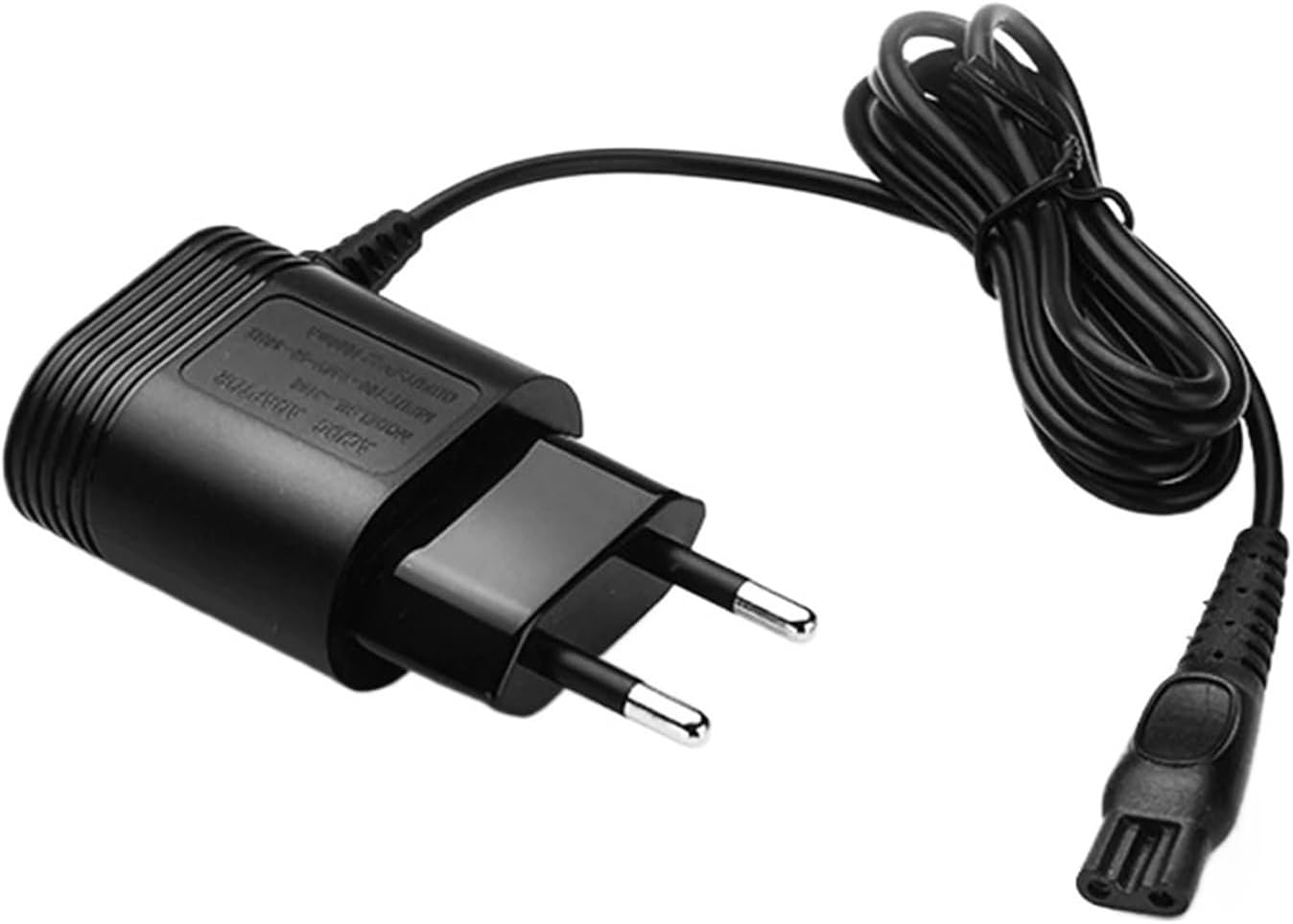 Charger EU Plug Power Adapter，Compatible for Philips，Shavers HQ8505/6070/6075/6090 Electric Adapter Charger 15V Charging Cable.(2pcs)