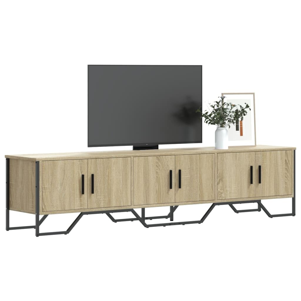 Mobile TV in rovere Sonoma, 180 x 34 x 41 cm, in legno