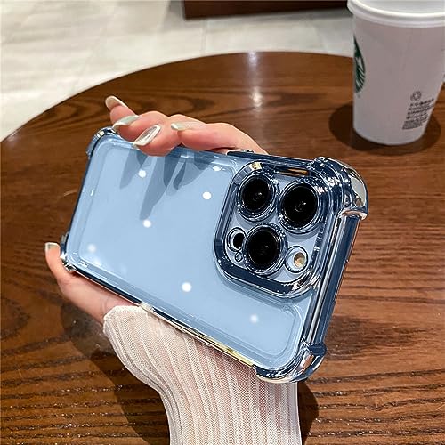 Coque iPhone 14 antichoc transparente violette pour photos et sorties