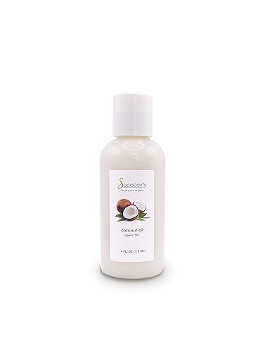Soapeauty Aceite de coco prensado en frío de 76 grados  Aceite portador natural para hacer velas y hacer jabón, cara, cuidado de la piel, cuidado