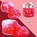 7Pack Jelly Cube Clear Crunchy Slime Kit,Super Soft and Non-Sticky, Pre-Made Slime for Kids Birthday Gift Slime Party Favors