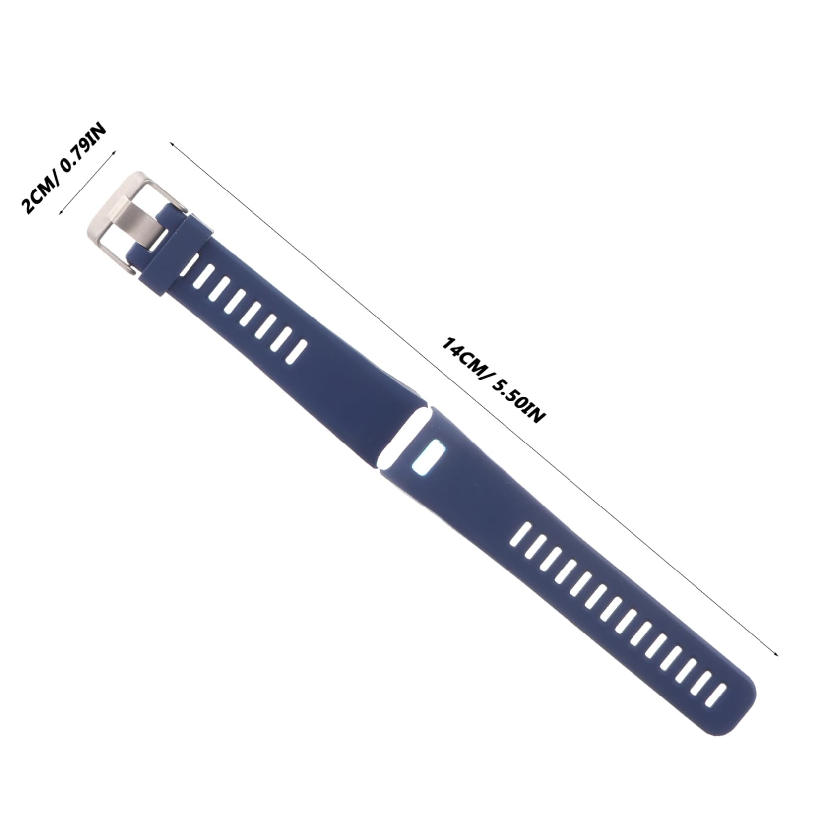 TEHAUX Correa de Silicona Cómoda y Fiable para Reloj Inteligente, Diseño Simple y Profesional, Adecuado para Reuniones y Trabajo, Repuesto Ajustable para Muñeca