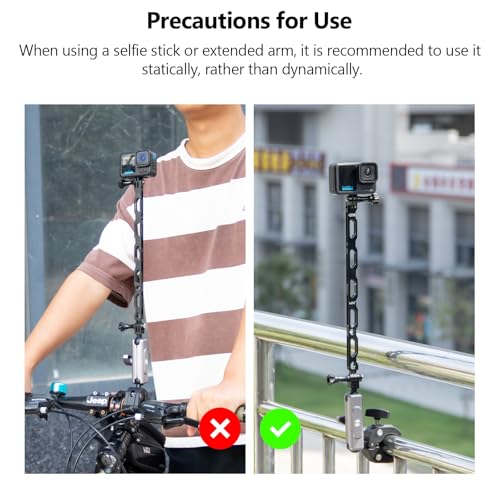 Image of HSU Magic Arm Clamp Double Ball Head Adapter 360 Handlebar Mount