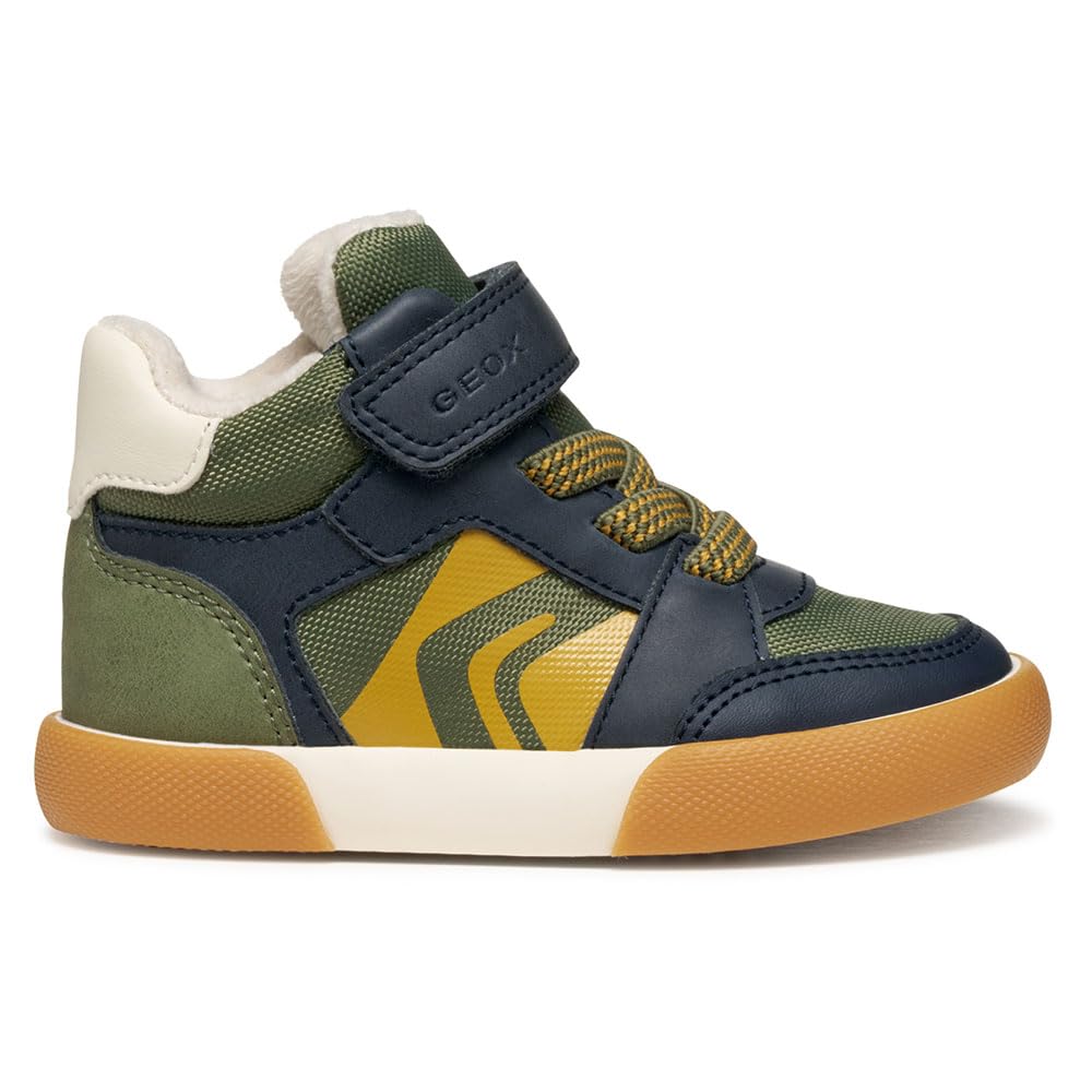 Geox Baby B GISLI BOY Sneaker, Military/Navy, 6 UK Child