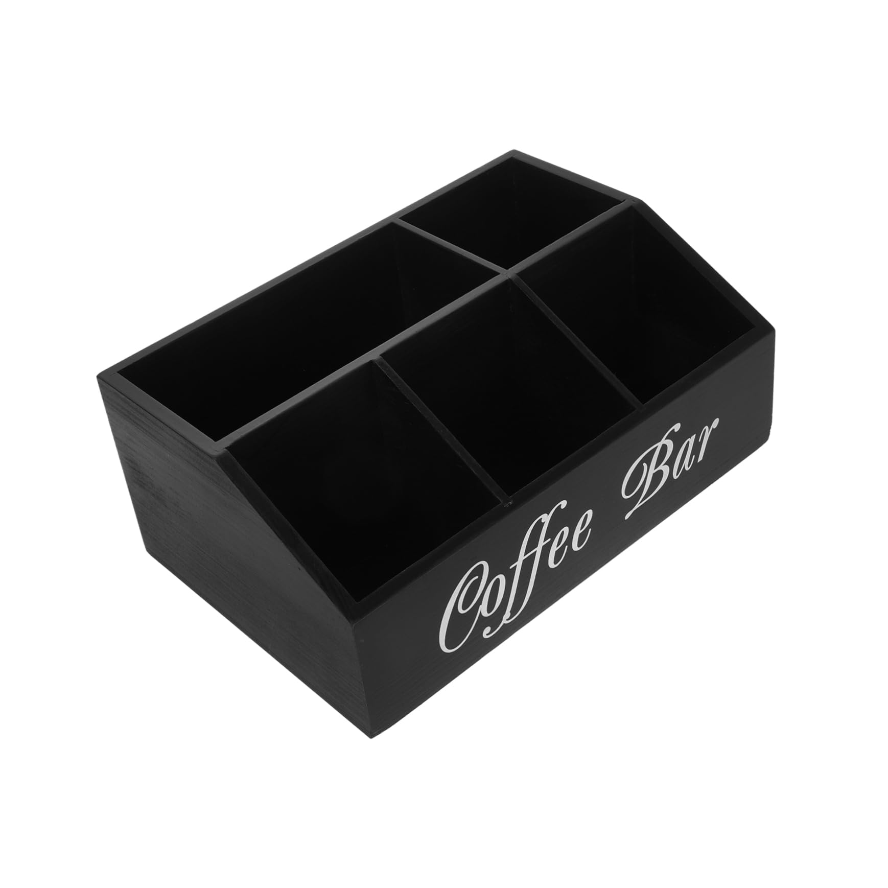 MAGICLULU Kaffeestation Organizer Aus Holz Kaffeebar Aufbewahrungsbox Multifunktionale Organizer Für Arbeitsplatte Kaffee Und Tee Zubehör Stellplatz-system Für Kaffeewerkzeuge