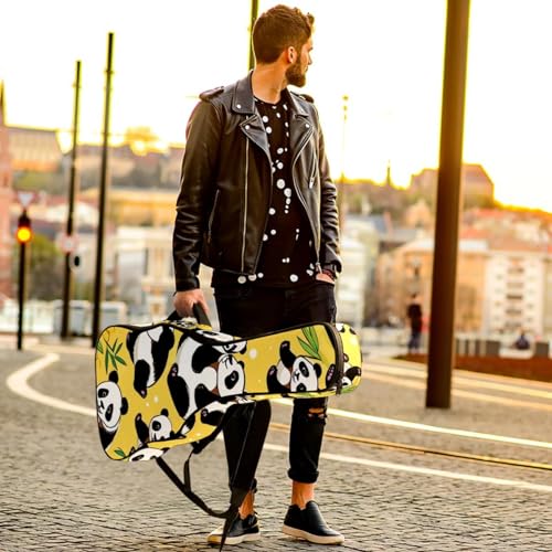 Housse guitare acoustique 41 pouces imperméable jaune multicolore - 6