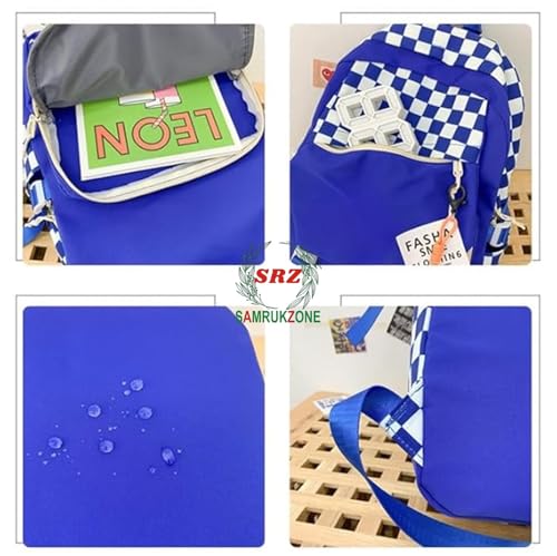 Image of SRZ School Bag College Bag Backpack for women Travel bag Polyester Trendy Stylish Backpack Drawstring Embroidery