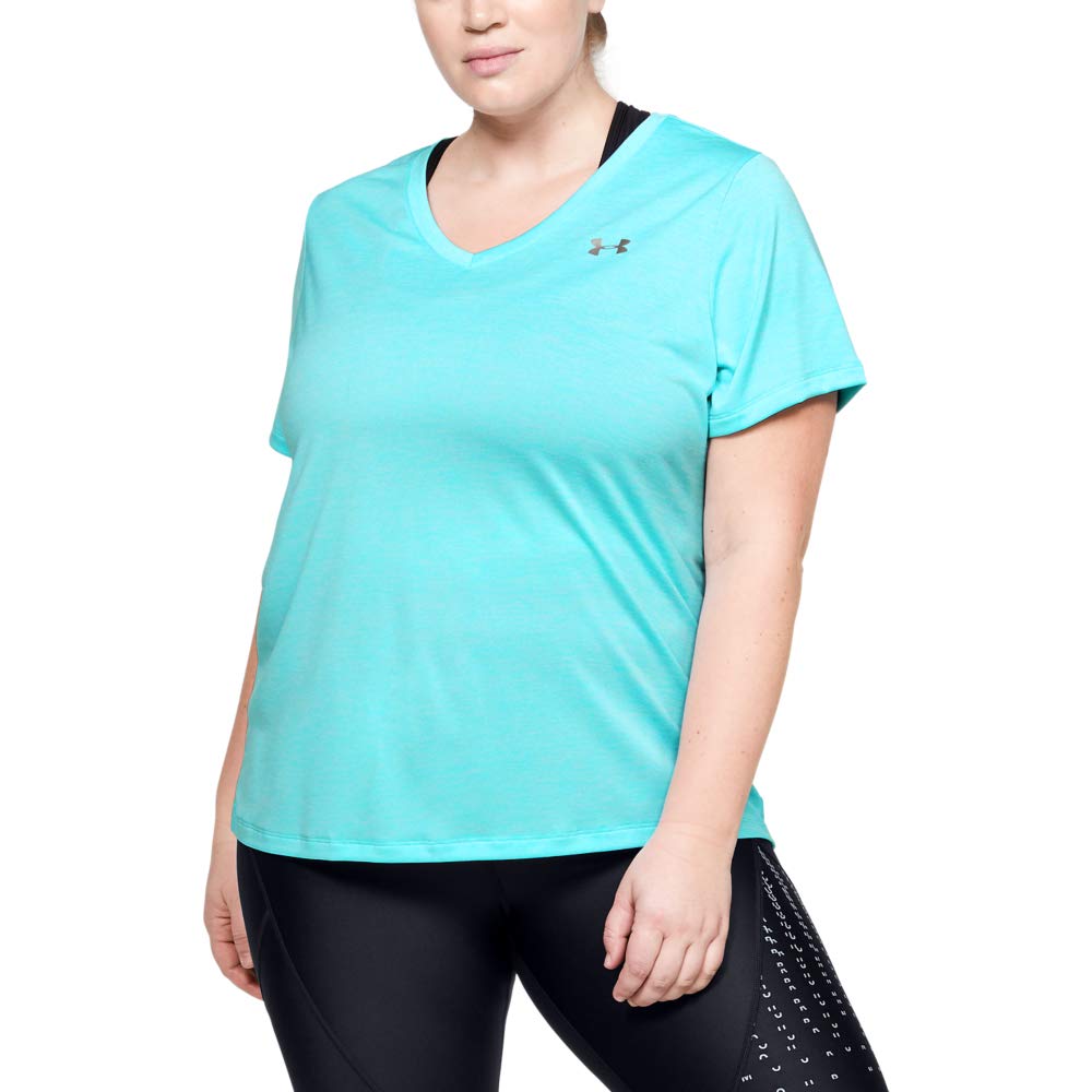 Under Armour Women's UA Tech™ Twist V-Neck Short Sleeve Tech SSV- Twist Mujer (Pack de 1) — view 59