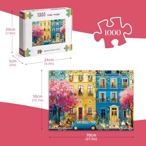 Puzzle de 1000 piezas Temática Floral 15+ años miniatura 4