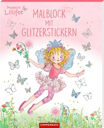 Malblock mit Glitzerstickern (Prinzessin Lillifee)