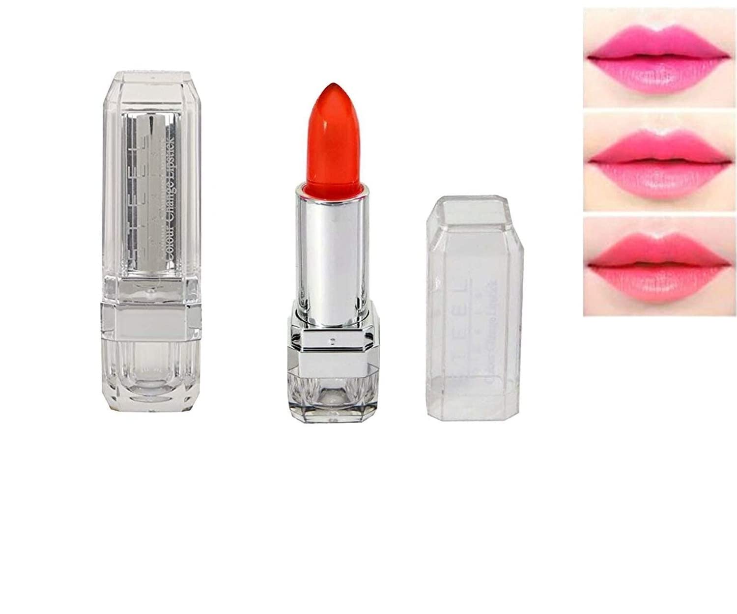 Glamyou Magic Color Changing Lipstick Hydrating Natural Lip Balm Lip Care For Girls Womens (Red)-image-48