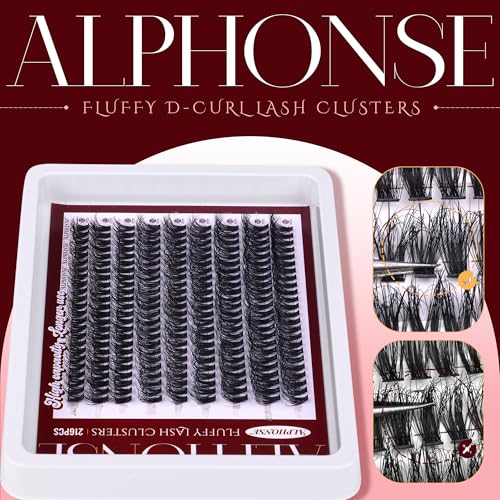 Wispy Lash Clusters Kit tudo-em-1 Kit de extensões de cílios cluster 40D individual Lashes Clusters