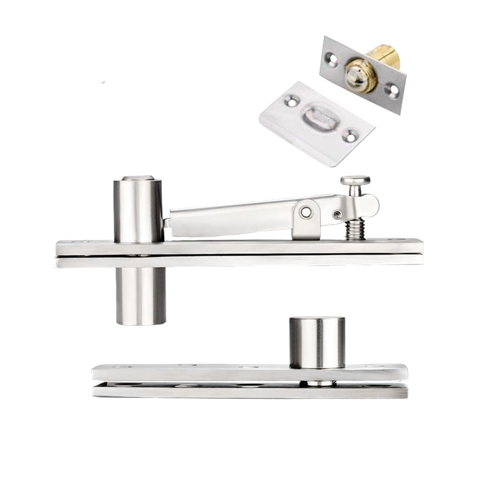 Uikios Silver Premium Invisible Door Hinge Ideal For Discreet Bookshelf Doors And Hidden Room Entrances Door Hinge