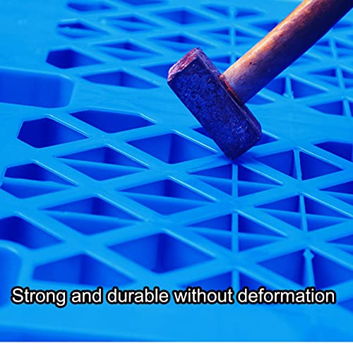 Grilles d'expédition légères et pratiques pour manutentionnaires bleu
