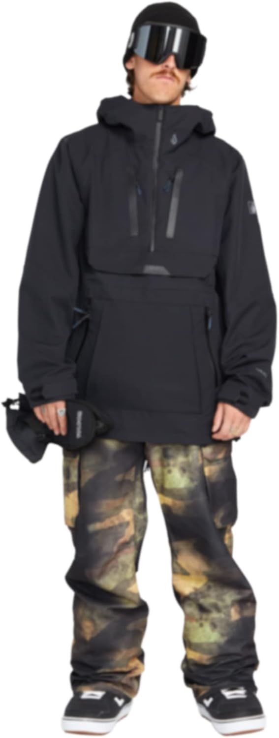 Miniatura 4 de Volcom Brighton - Chaqueta de snowboard con capucha para hombre Gris