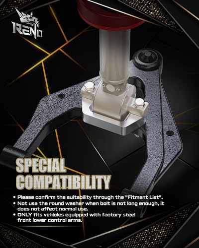 Image of RENO 2.5 inch Leveling Lift Kit Compatible with 2007-2026 Silverado 1500 Avalanche Suburban Tahoe /Sierra 1500 Yukon XL 1500 4WD 2WD Truck Front Lift Kits (Aluminium, Silver, 2Pcs)