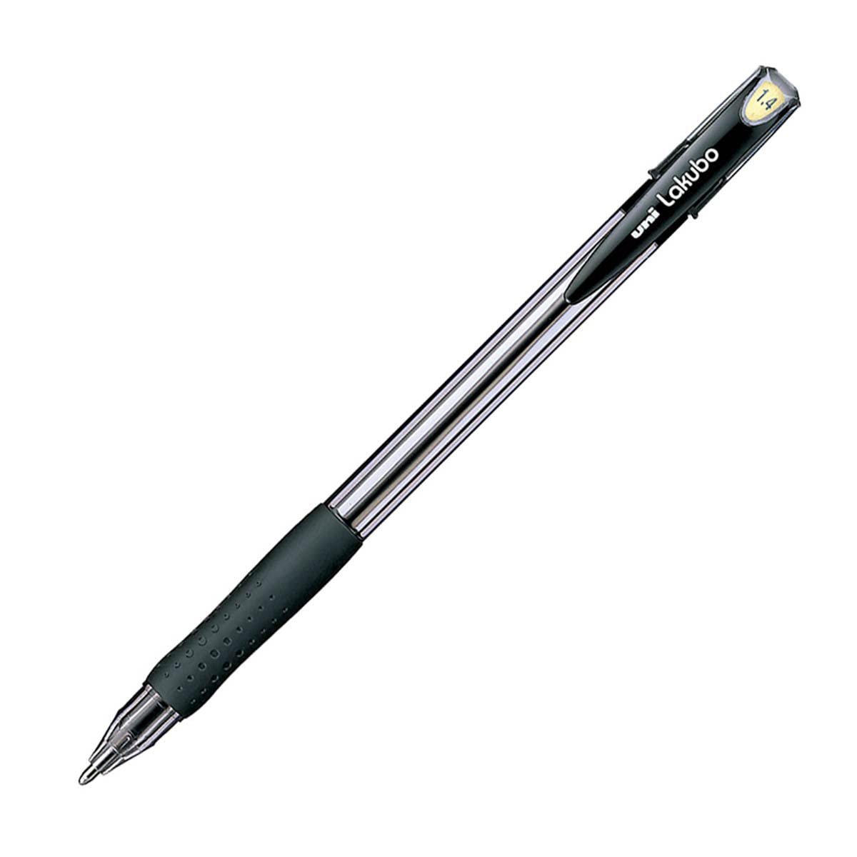 Mitsubishi Lakubo 1.4 mm Tip Ball point Pen, Black