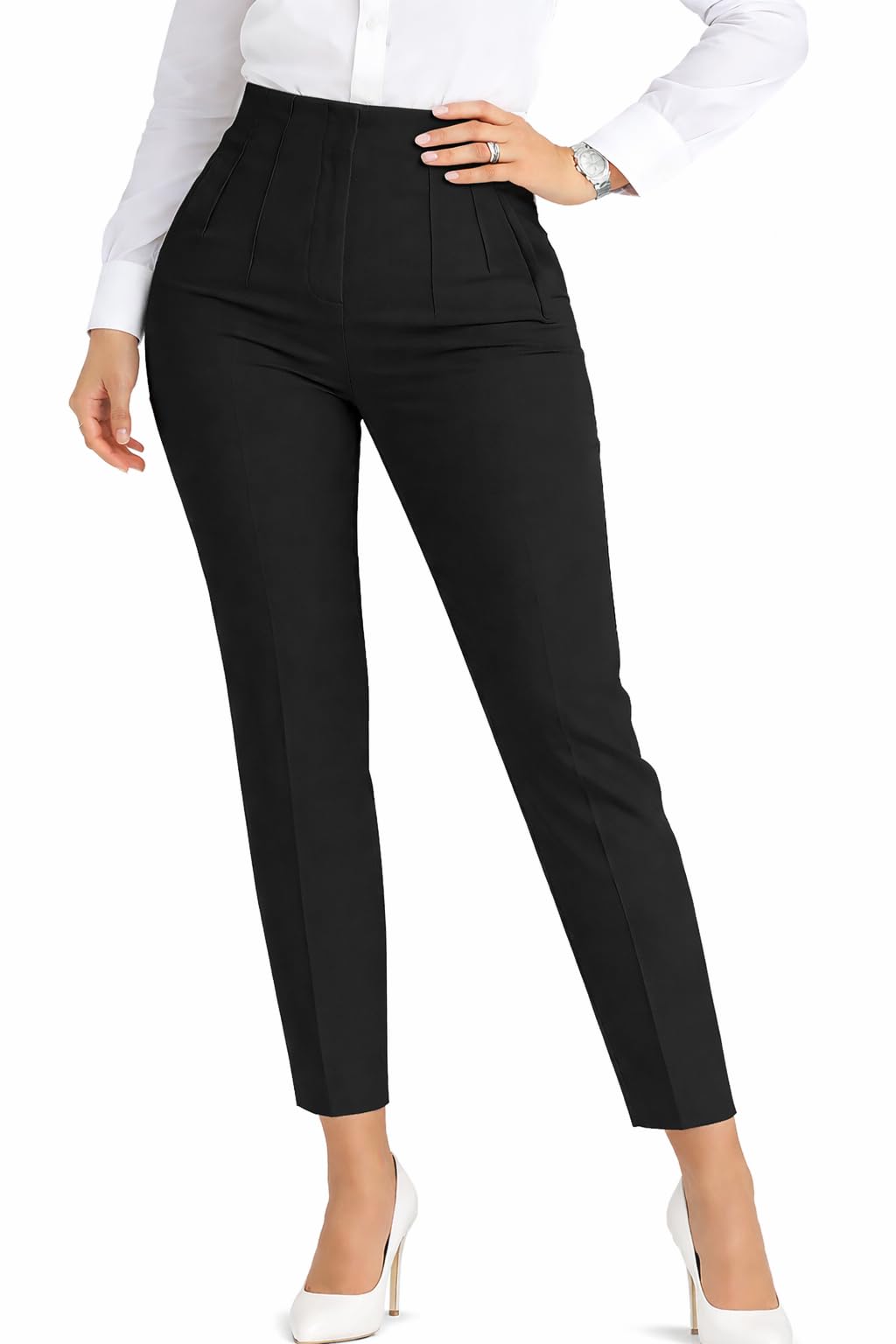 LOVESHOOT Womens Stretchy Dress Pants