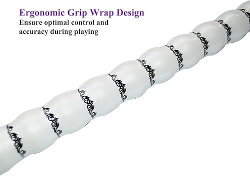 Vista 3 de Palo de billar de 58", kit de tacos de billar ergonómicos de madera dura de arce de 2 piezas de 13 mm, 19/20/21 onzas