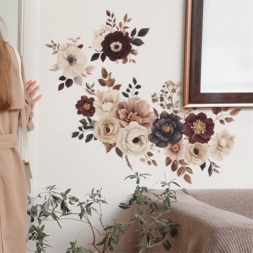 Vinilo Decorativo Floral Peonía Sacinora Rollo miniatura 2