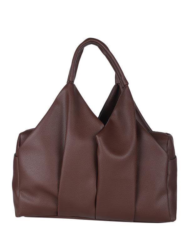 Women's Western Casual Solid Zip Handheld Bag | Ideal for Office, College & Everyday Use-image-29