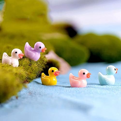 Miniatura 2 de Mini resina: 60 piezas de pequeñas figuras en miniatura, accesorios de jardín de hadas, animales en miniatura, resina pequeña, casa de muñecas en