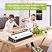 Food Saver Vacuum Sealer Machine For Food, Vaccume Sealer Machine Built in Air Sealing System with Vacuum Sealer Kits, Avoid Dehydration n Freezer Burn, Dry/Moist Model For Sous Vide