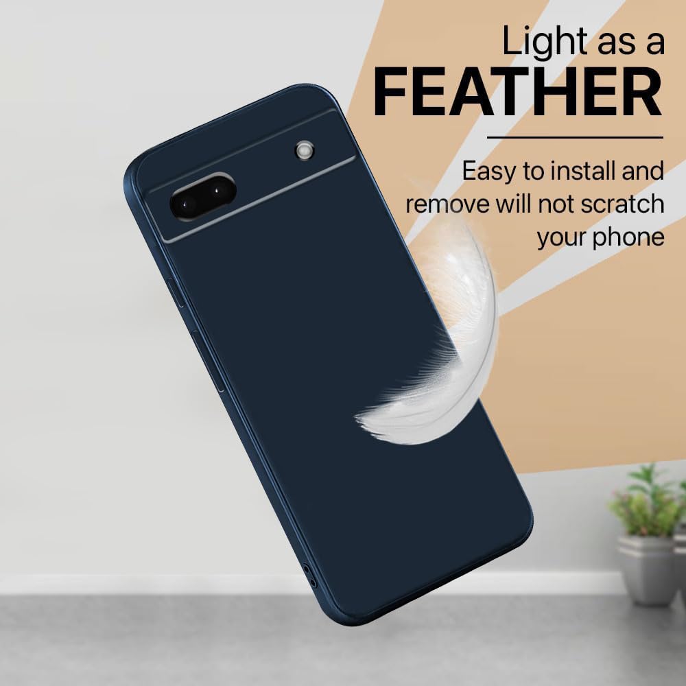 amazon basics Mobile Cover for Google Pixel 6a 5G | Full Camera Protection | Premium Liquid Silicon Case | Flexible Bumper Case for Google Pixel 6a 5G (Dark Blue) offers donot miss 5 amazon basics Mobile Cover for Google Pixel 6a 5G | Full Camera Protection | Premium Liquid Silicon Case | Flexible Bumper Case for Google Pixel 6a 5G (Dark Blue) offers donot miss